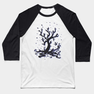 Wintery Silhouette Baseball T-Shirt